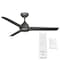 Wac Mocha Indoor and Outdoor 3-Blade Smart Ceiling Fan 54in Oil Rubbed Bronze with Remote Control F-001 - alternate 4